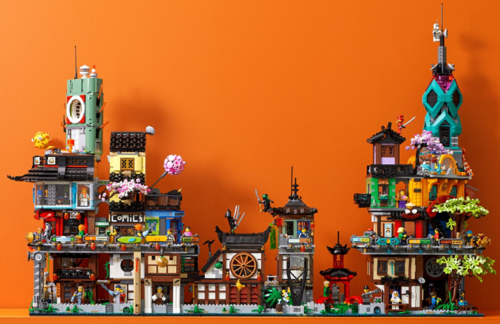71741 LEGO NINJAGO city gardens together