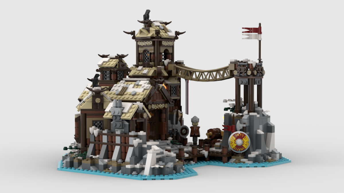 21343 Viking Village looks to stay faithful to original LEGO Ideas design
