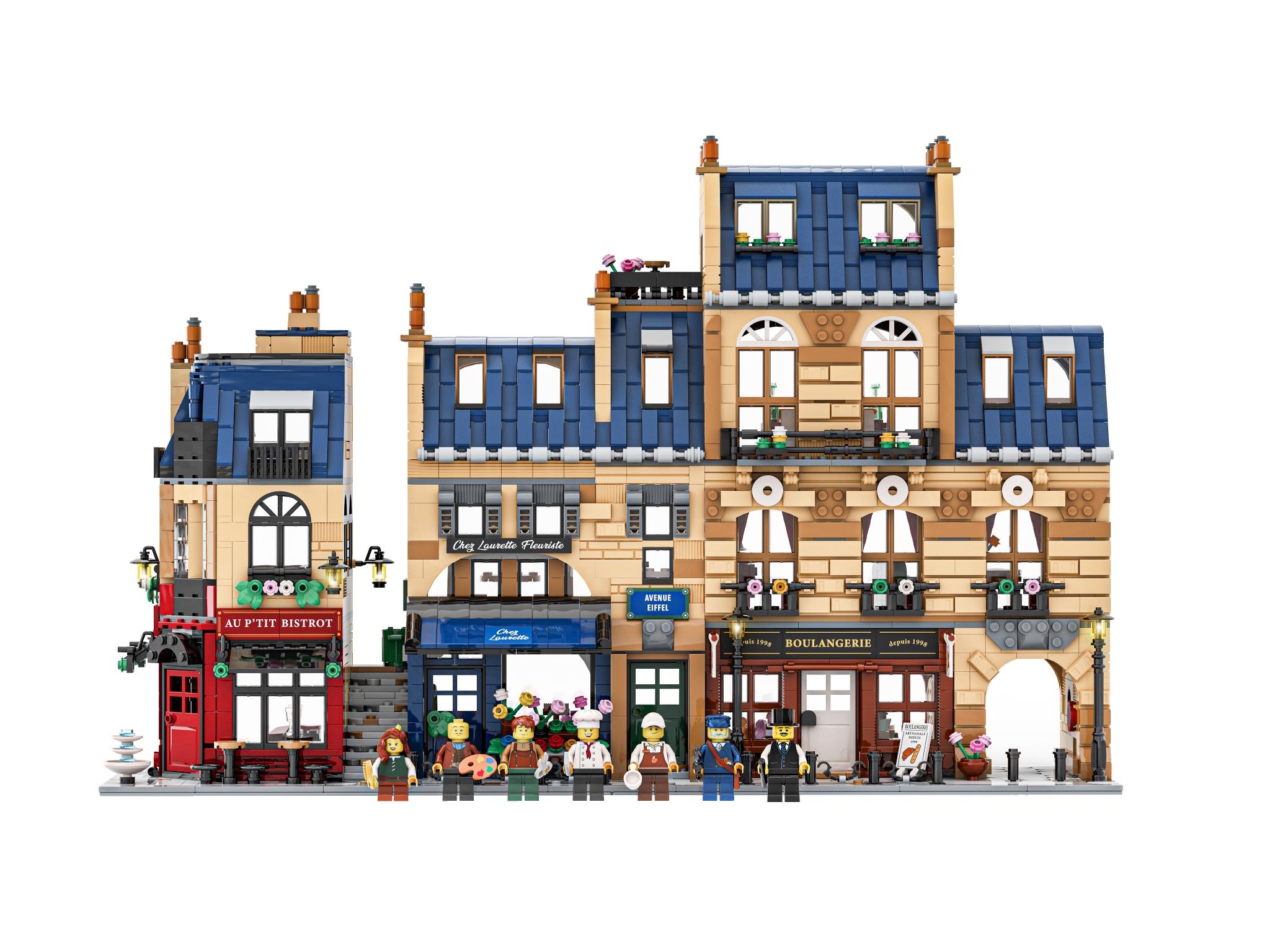 bricklink parisian street 2