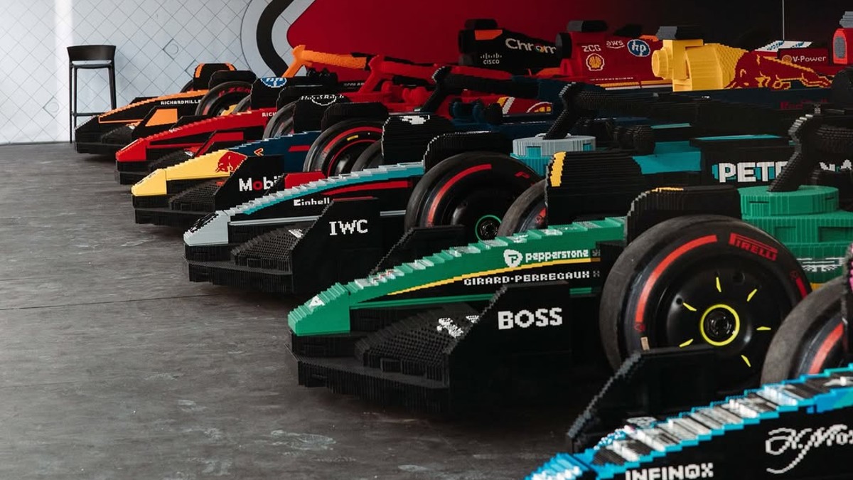 Life-sized LEGO Formula 1 sets race to Miami Grand Prix