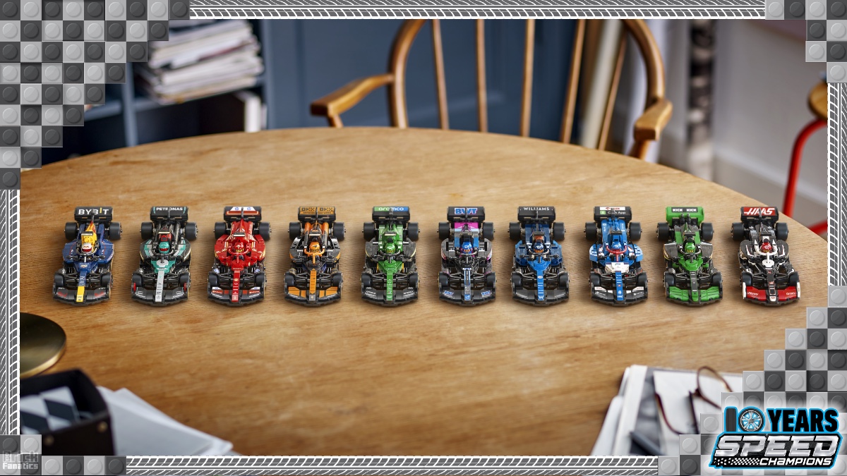A worthy challenge: The story behind a 10-strong wave of LEGO Formula 1 cars