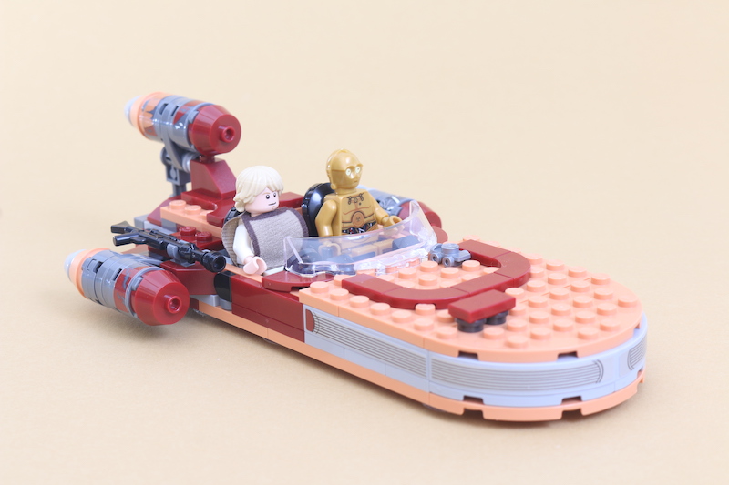 LEGO Star Wars 75271 Luke Skywalker’s Landspeeder review 4