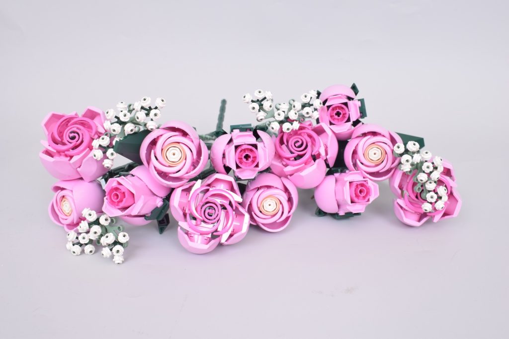 LEGO Icons 10374 Bouquet of Pink Roses review 2 1024x683