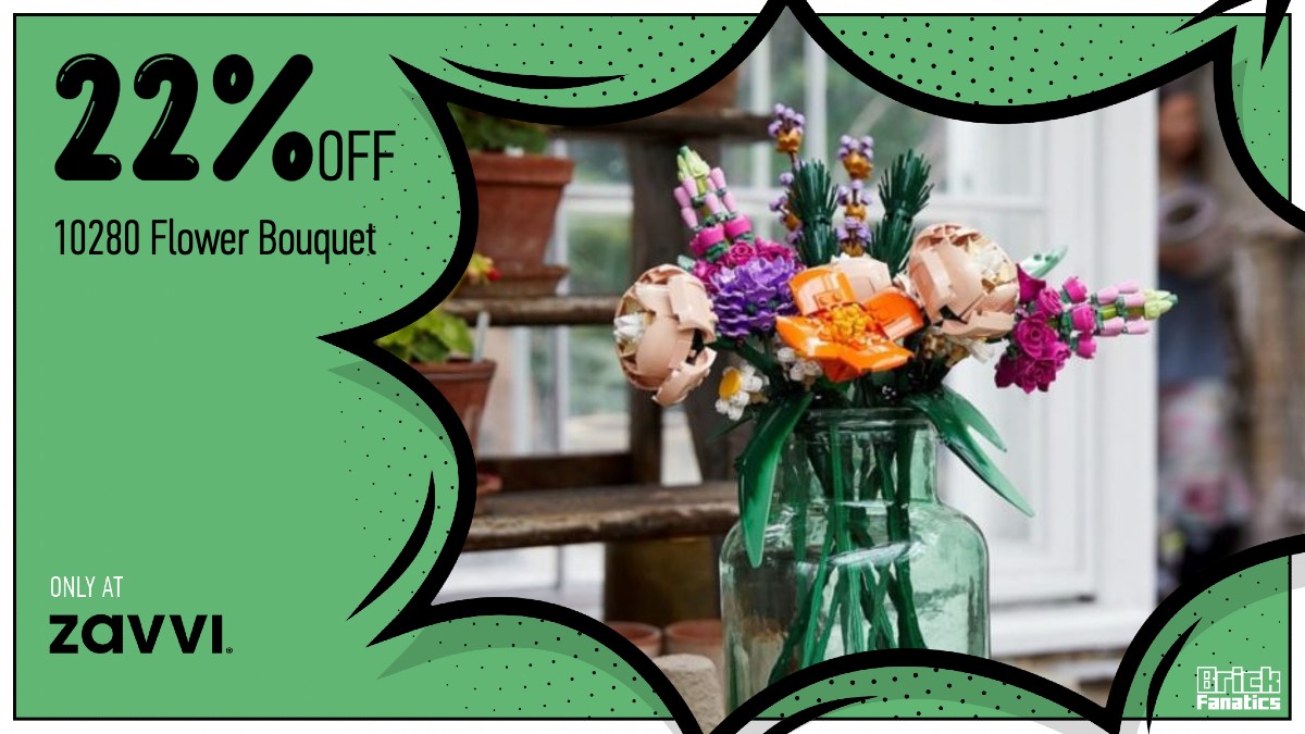 Grow your collection with Zavvi's huge deal on LEGO Icons 10280 Flower Bouquet