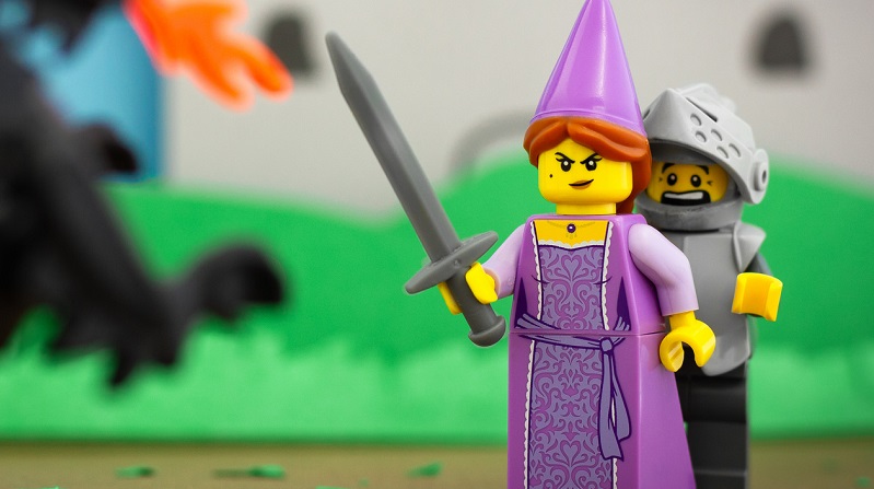 Brick Pic of the Day: Damsel in no distress