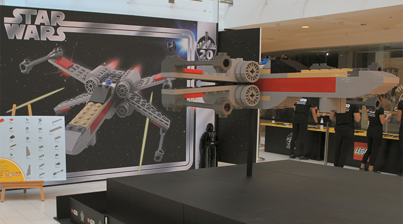 Giant LEGO Star Wars X-wing built for May the Fourth in Australia