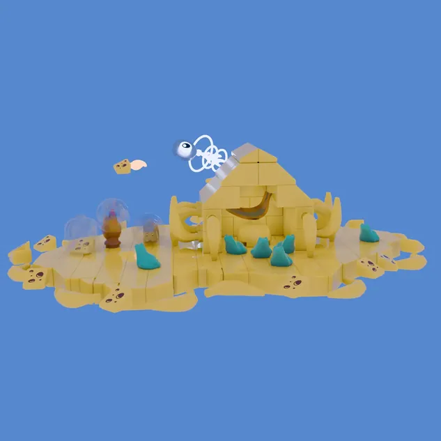 LEGO Ideas tfoba the legend of the golden banana cosmos contest