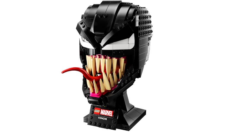 LEGO Marvel 76187 Venom bust revealed by German retailer