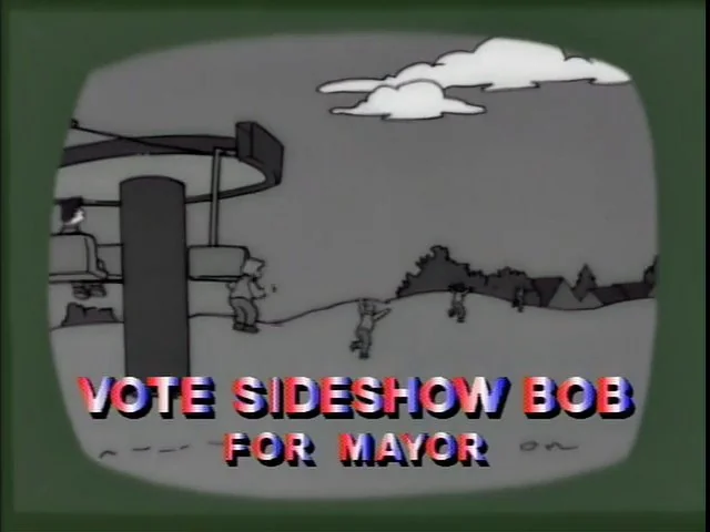 Sideshow Bob for Mayor Simpsons