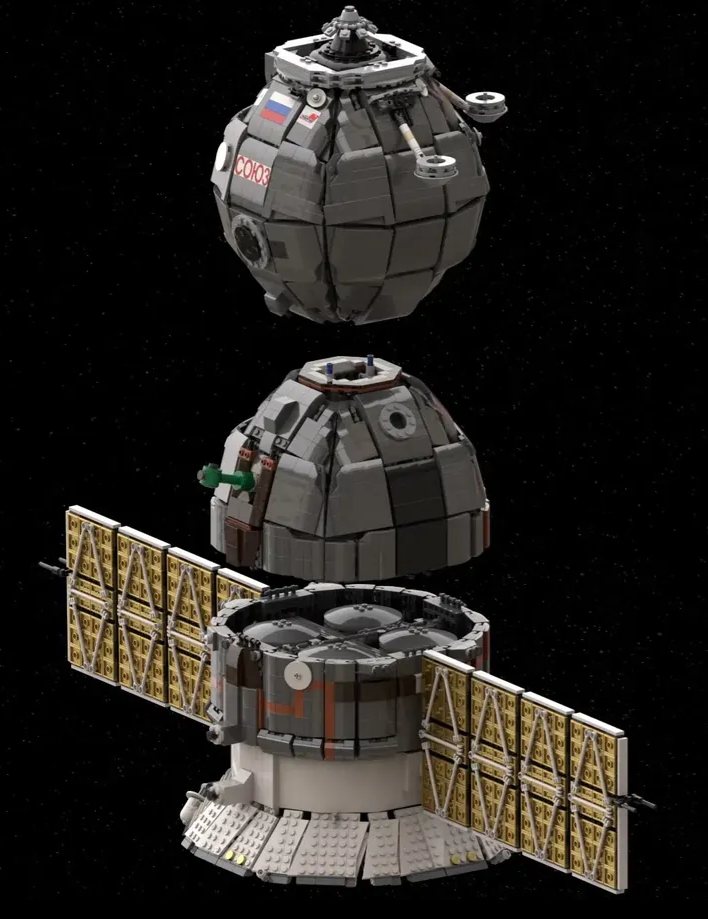 LEGO Ideas ROSCOSMOS SOYUZ MS SPACECRAFT 3