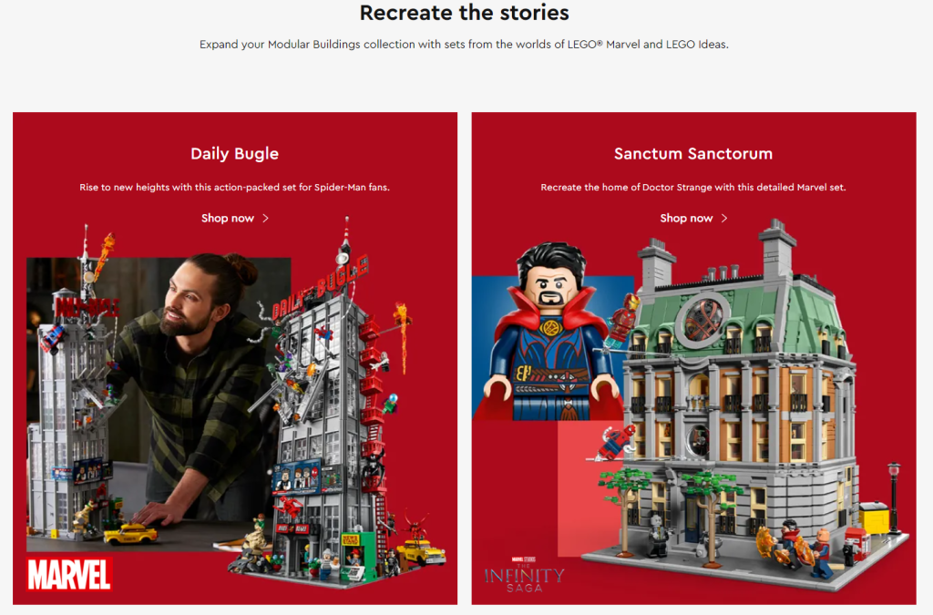 LEGO modular buildings hub marvel 1024x675