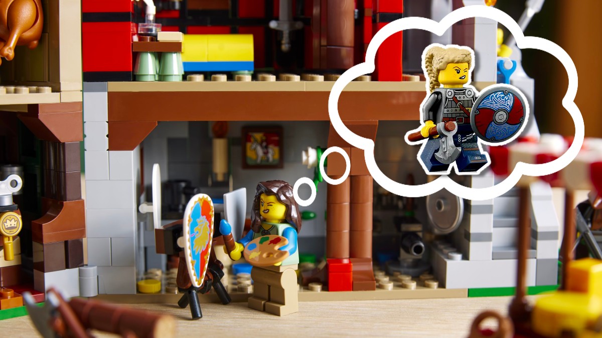 LEGO Icons 10332 Medieval Town Square ties into another classic theme
