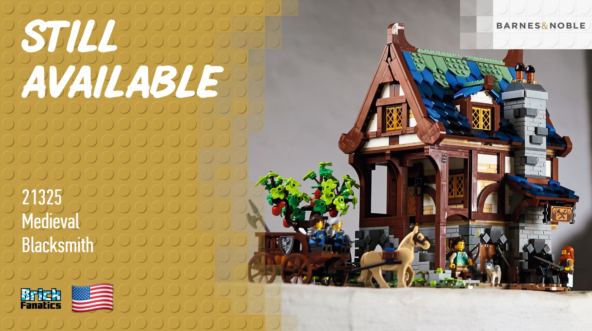 Retired LEGO Ideas medieval build still available to buy – for now