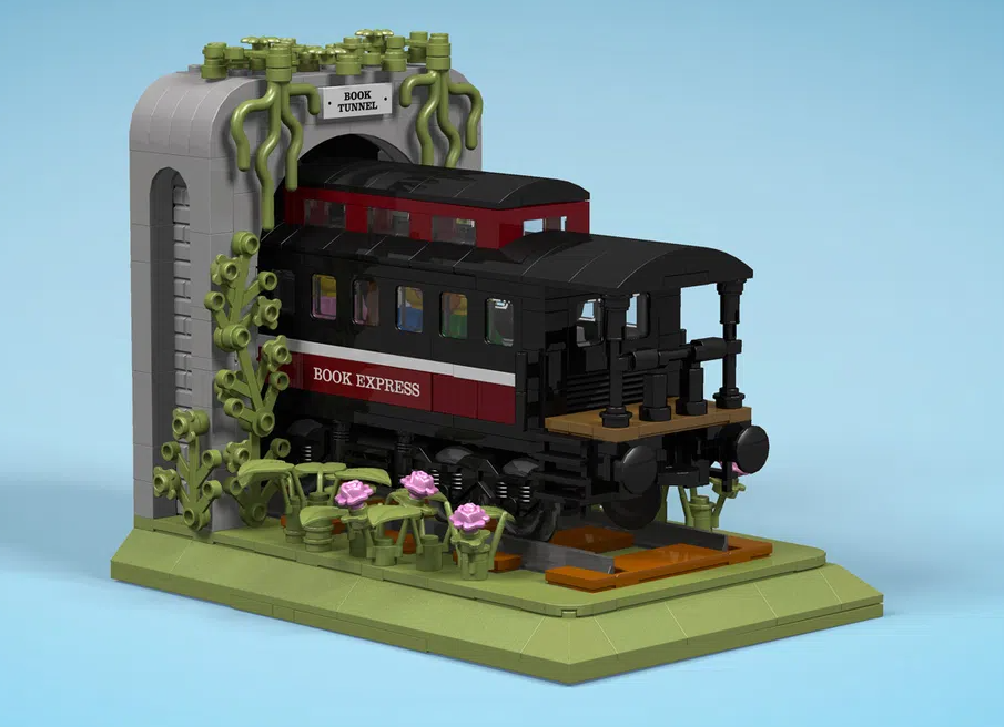 LEGO Ideas bookends 4