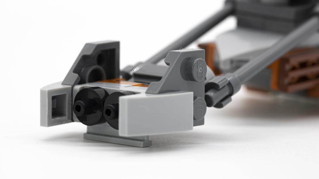 close up speeder front white