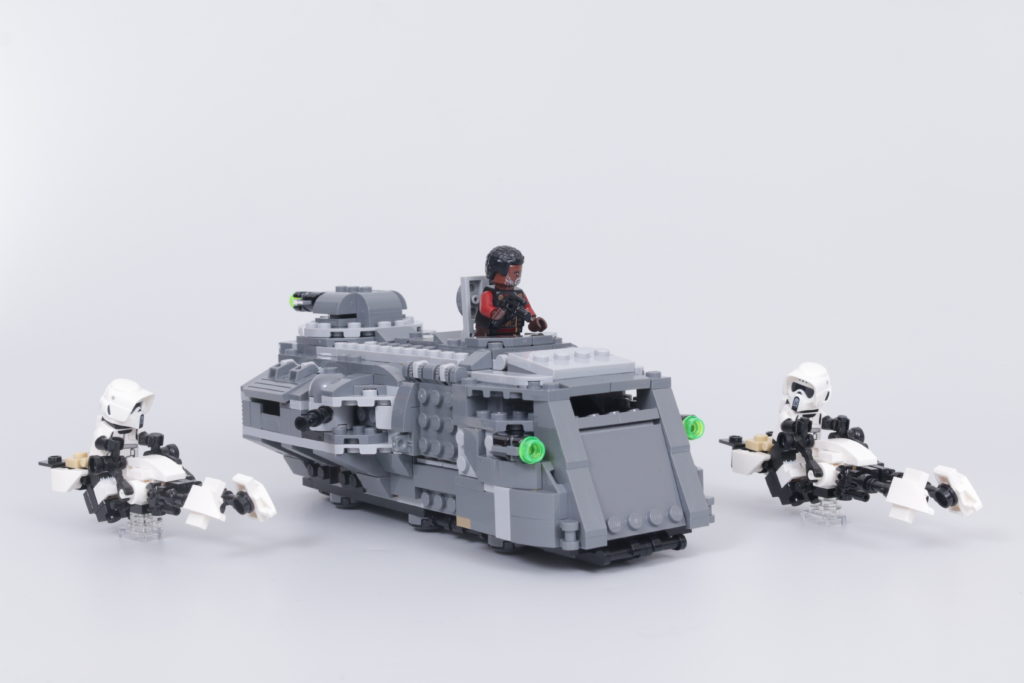 LEGO Star Wars The Mandalorian Speeder Bike Z 74 custom build competition 1