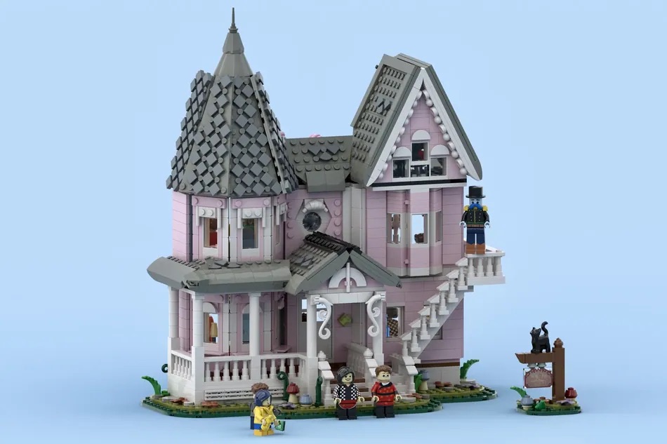 LEGO Ideas Coraline The Pink Palace 12