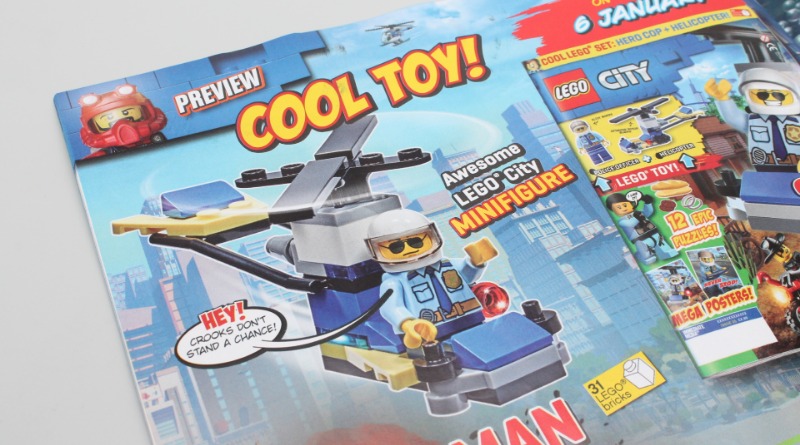 Next month's LEGO CITY magazine includes a free police helicopter