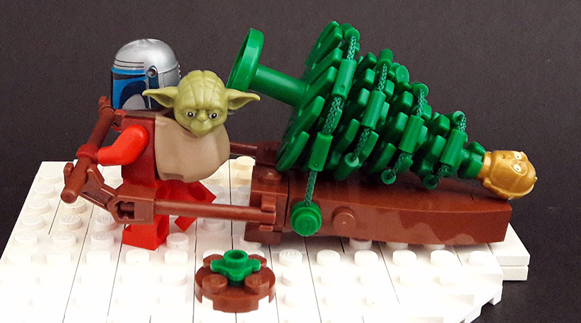 Brick Pic of the Day: Mandalorian Christmas