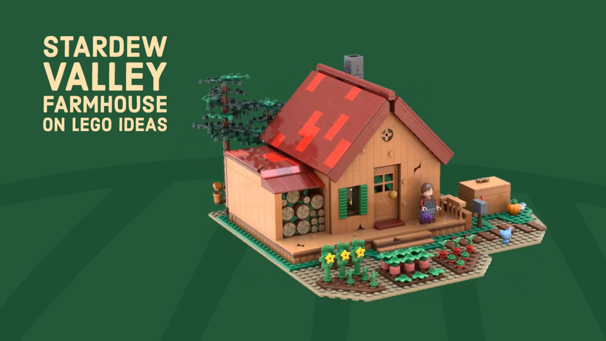 Stardew Valley Farmhouse gathers up 10,000 votes on LEGO Ideas