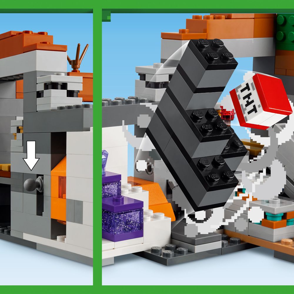 LEGO Minecraft 21263 The Badlands Mineshaft 2
