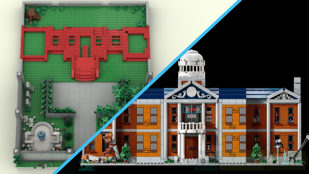 LEGO Marvel X-Mansion expansions extend the build in all directions