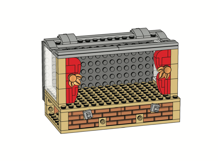 LEGO Ideas Test Lab Pick a Brick Stage Minifigure Stand
