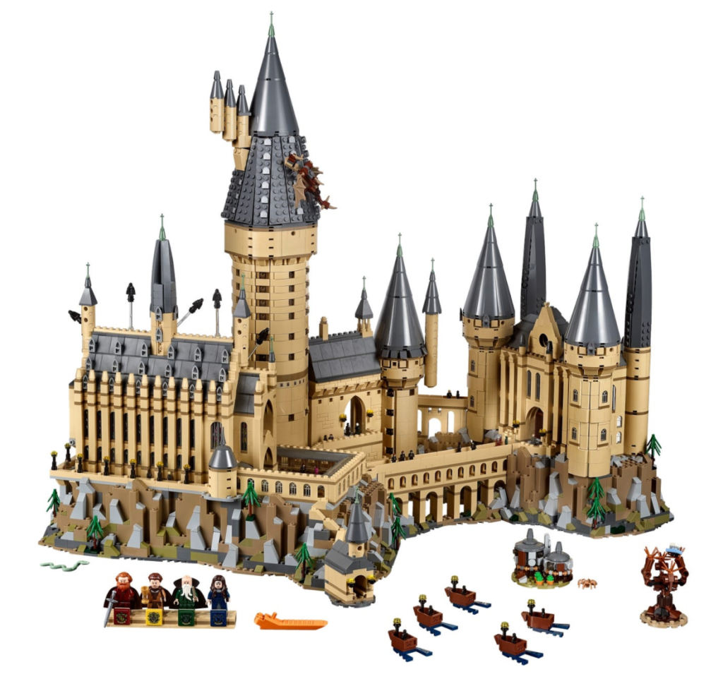 LEGO Harry Potter 71043 Hogwarts Castle contents