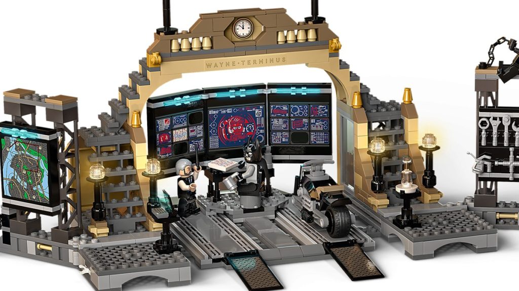 LEGO The Batman Batcave The Riddler Face off action shot 2 featured 1024x576