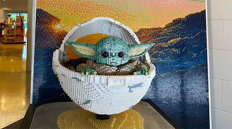 LEGO Star Wars Baby Yoda arrives at Disney Springs