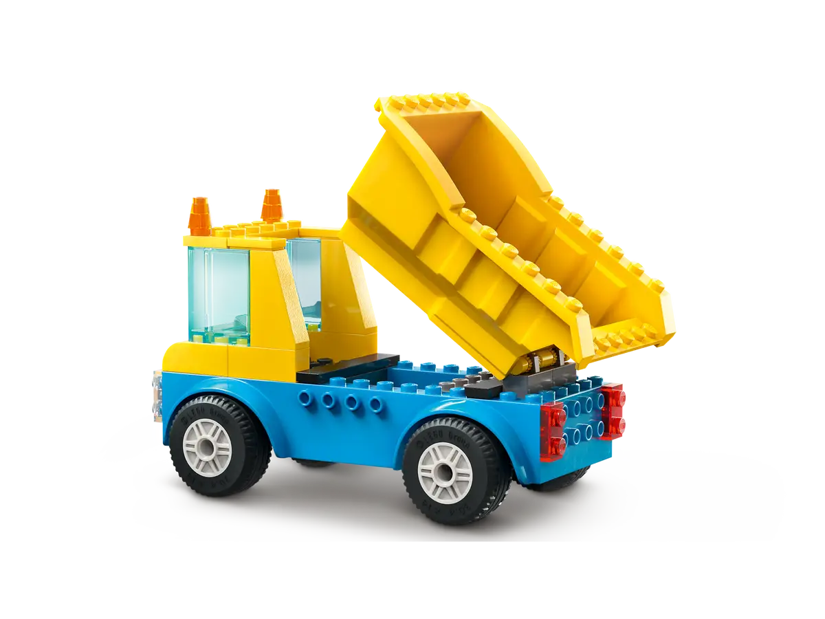 LEGO City 60391 Construction Trucks and Wrecking Ball Crane 4
