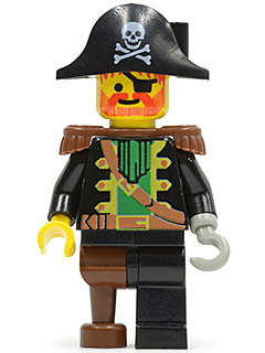 6276 Eldorado Fortress Captain Red Beard minifigure