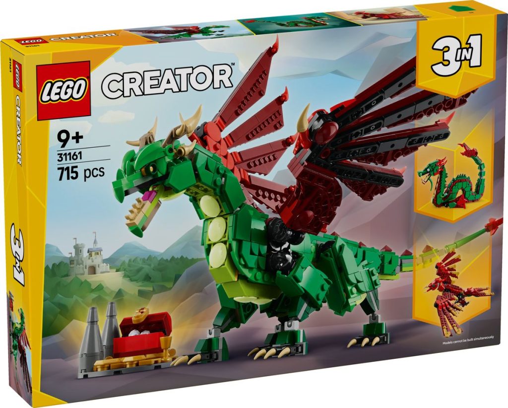 LEGO Creator 3 in 1 31161 Green Dragon 1 1024x822