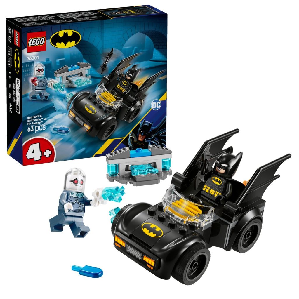 LEGO 76301 Super Heroes Batman i Batmobil kontra Mr. Freeze pudelko i zestaw 1024x1024