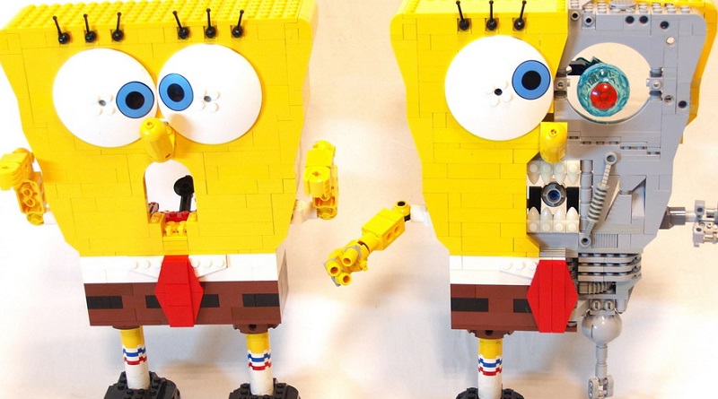 Brick Pic of the Day: Spongebob Squarepants T-11