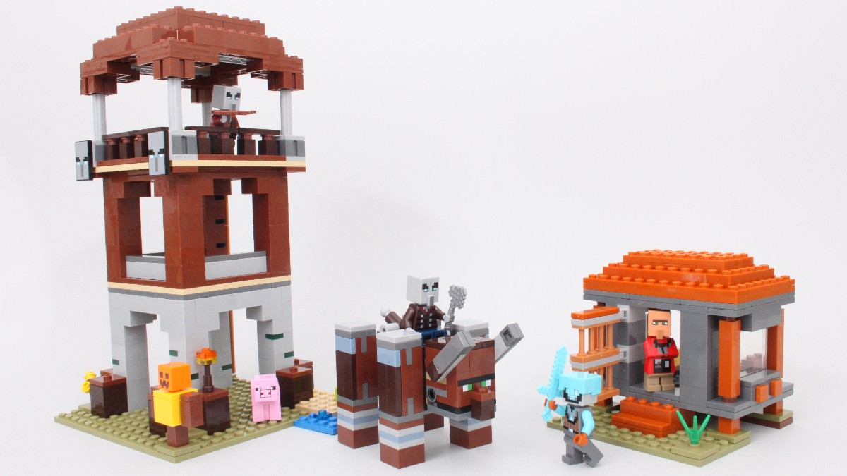 LEGO Minecraft 21278 The Pillager Outpost and Ravager review