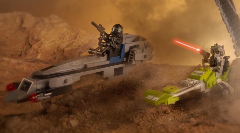 LEGO designers included speeder bikes in 75314 The Bad Batch Attack Shuttle without knowing why