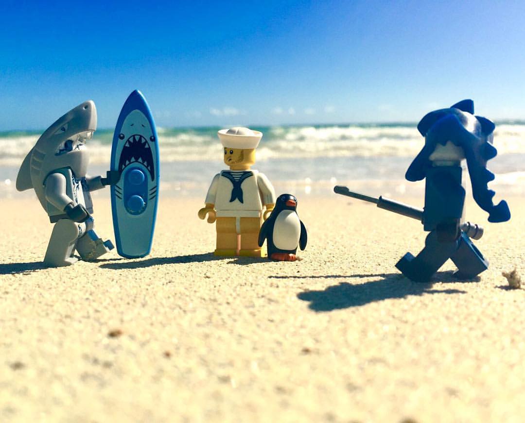 Brick Pic of the Day: Beach buddies