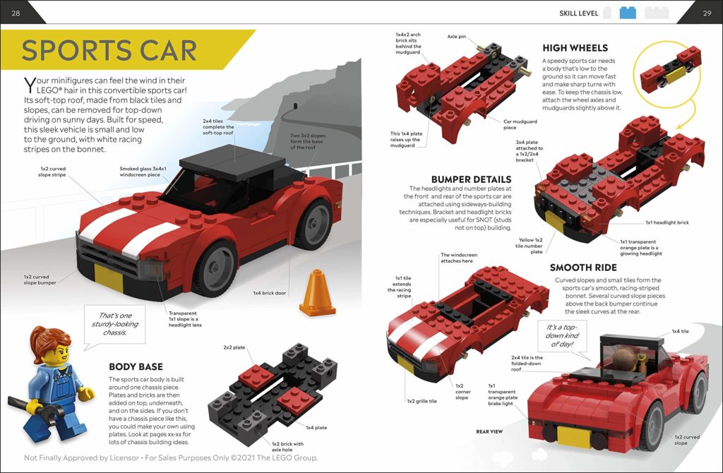 how to build LEGO cars book inside 1