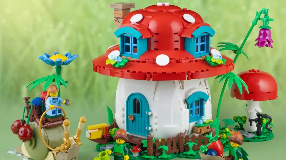 A fungus-based abode is now in the second 2022 LEGO Ideas review