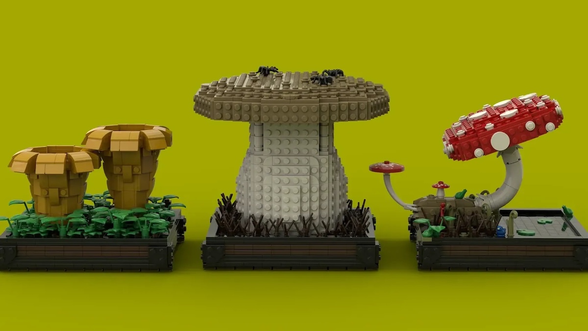 Mushrooms Collection grows past 10,000 supporters on LEGO Ideas