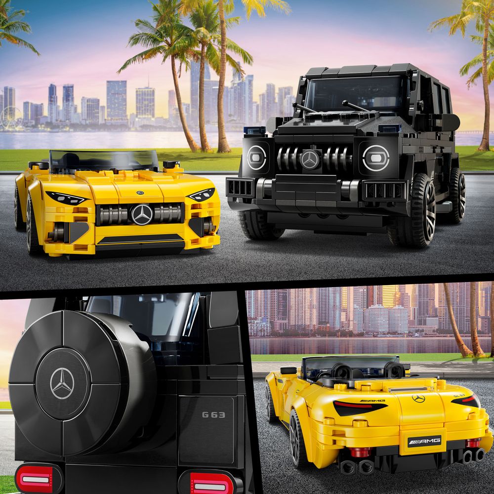 76924 LEGO Mercedes G Klasse und SL 63 AMG 2