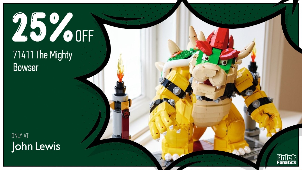 Best price yet on 71411 The Mighty Bowser in John Lewis LEGO sale