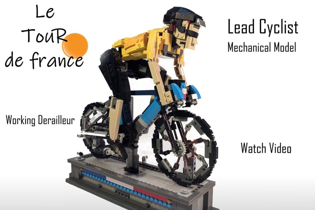 Tour De France Lead Cyclist Mechanical Model by ConductionProductions