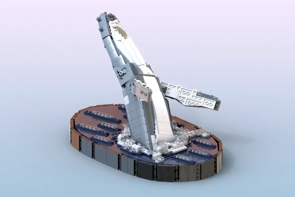 LEGO Ideas Humpback Whale Breach 2