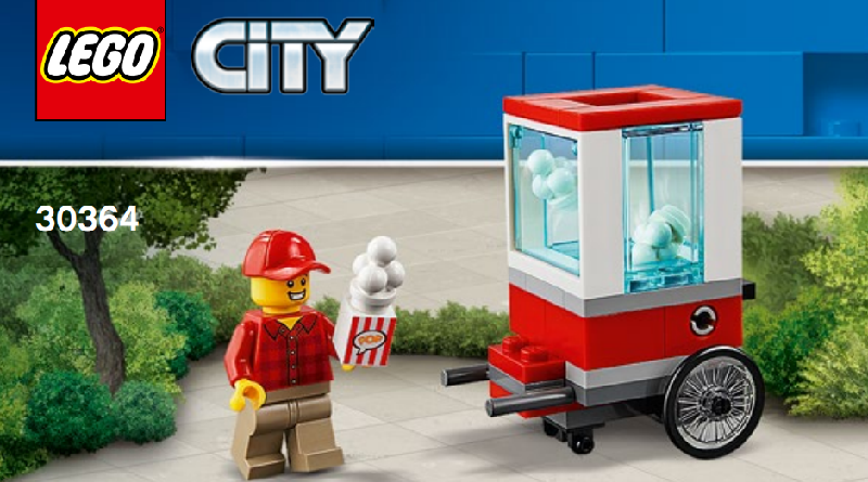 LEGO City 30363 Jet-Ski and 30364 Popcorn Cart revealed