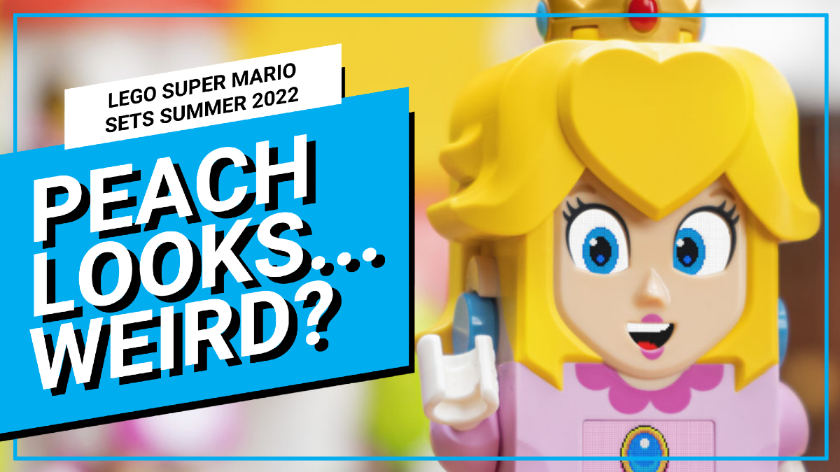 Watch: Princess Peach enters LEGO Super Mario and she looks weird