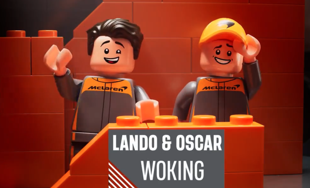 LEGO Oscar Piastri and Lando Norris 1024x621