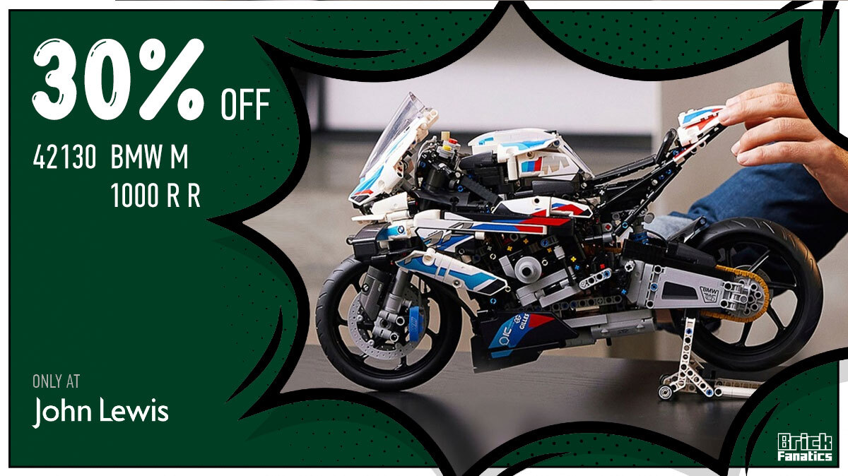 Ride away with 30% off 42130 BMW M 1000 R R at John Lewis