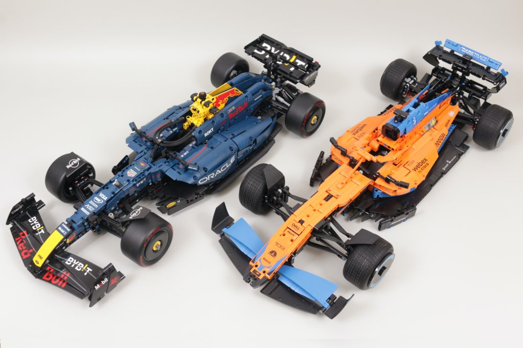 LEGO Technic 42206 Oracle Red Bull Racing RB20 F1 Car 42141 McLaren Formula 1 Race Car comparison 16 1024x683